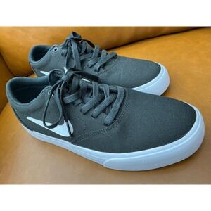 Nike SB Chron 2 Skate Shoes Mens 8.5 Black Excellent Canvas IB2748-001